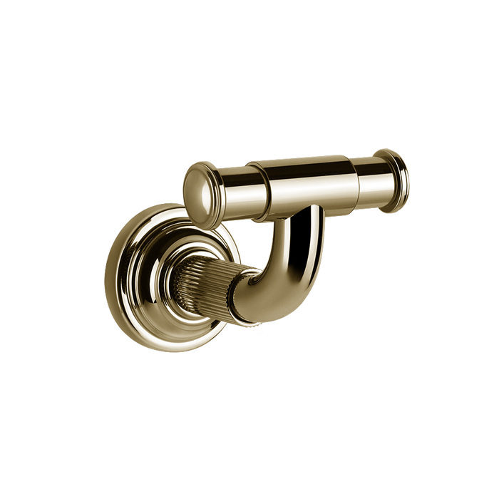 Gessi Venti20 Крючок для полотенец двойной, цвет: Brushed Brass PVD 65521#710