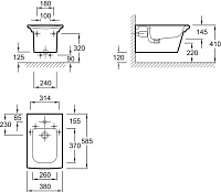 Биде подвесное Jacob Delafon Stillness E1304 E1304-00