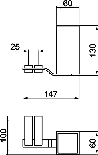 Webert Wolo Стакан 10х14хh13 см, цвет: хром WO500301015