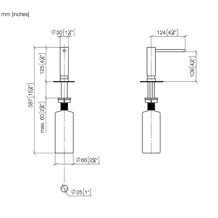 Dornbracht CYO Дозатор для мыла, цвет: хром 82424970-00