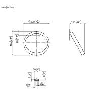 Dornbracht CYO Полотенцедержатель-кольцо, подвесной, цвет: хром 83200811-00