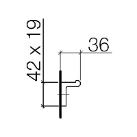 Dornbracht Imo Крючок, подвесной, цвет: хром 83251670-00