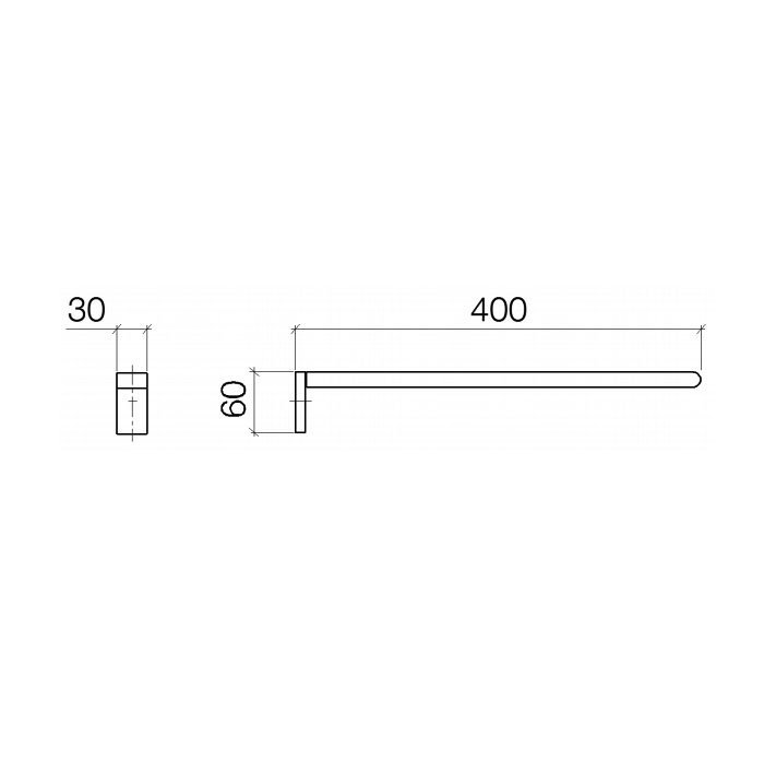 Dornbracht Imo Полотенцедержатель 40 см, цвет: хром 83211670-00