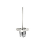Dornbracht Lulu Ершик для унитаза подвесной, со стеклянной колбой, цвет: платина матовая 83900710-06