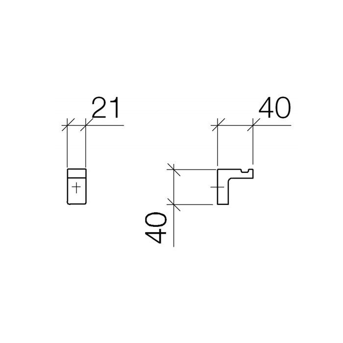 Dornbracht Lulu Крючок, подвесной, цвет: хром 83251710-00