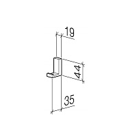 Dornbracht Mem Крючок, цвет: хром 83251780-00