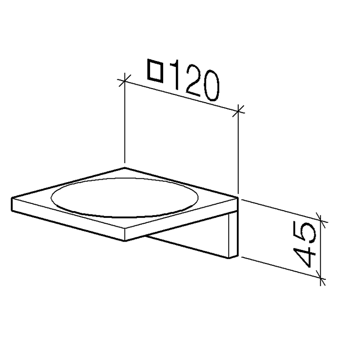 Dornbracht Mem Мыльница с латунной чашей, настольная, цвет: латунь матовая 84410780-28