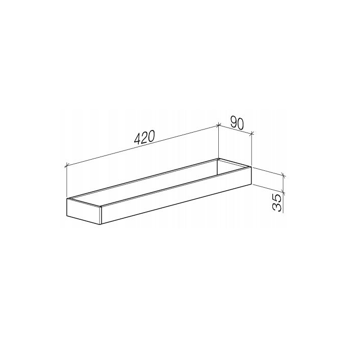 Dornbracht Mem Полотенцедержатель 42 см, цвет: хром 83210780-00