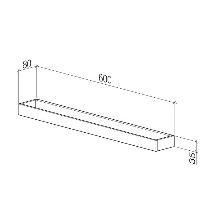 Dornbracht Mem Полотенцедержатель 60 см, цвет: хром 83060780-00