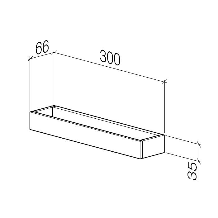 Dornbracht Mem Поручень для ванны, хром 83030780-00