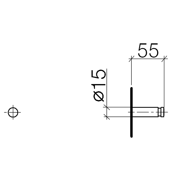 Dornbracht Series-Various Крючок, подвесной, цвет: латунь сатинир. 83251220-28