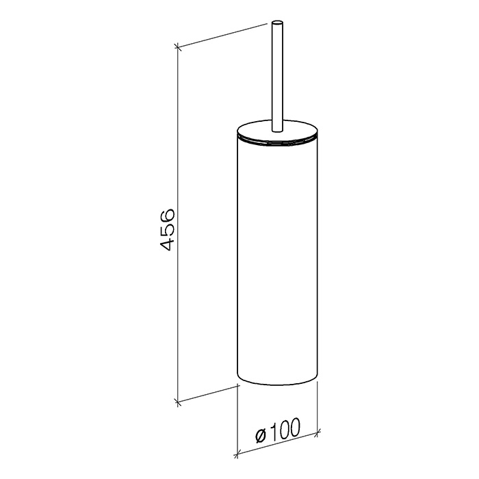Dornbracht Symetrics Ёршик напольный, цвет: хром 84910979-00