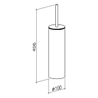 Dornbracht Symetrics Ёршик напольный, цвет: хром 84910979-00