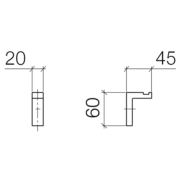 Dornbracht Symetrics Крючок, подвесной, цвет: латунь сатинир. 83251980-28
