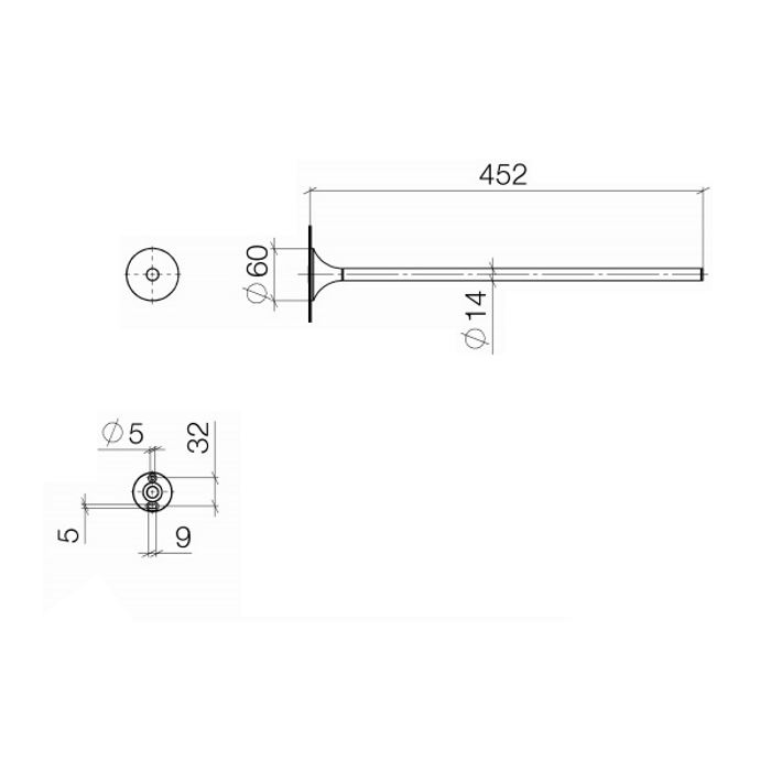 Dornbracht Vaia Полотенцелержатель, цвет: хром 83211809-00