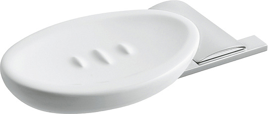 Webert Aria Мыльница с керамической чашей, подвесная, цвет: хром AI500101015