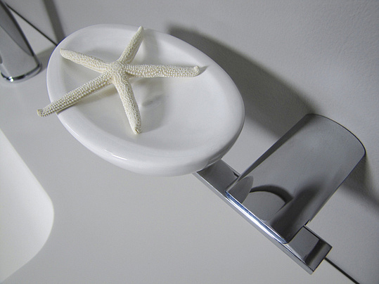 Webert Aria Мыльница с керамической чашей, подвесная, цвет: хром AI500101015