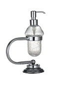 Boheme Murano Дозатор для жидкого мыла, настольный, стеклянная колба, цвет: chrome 10909-CR