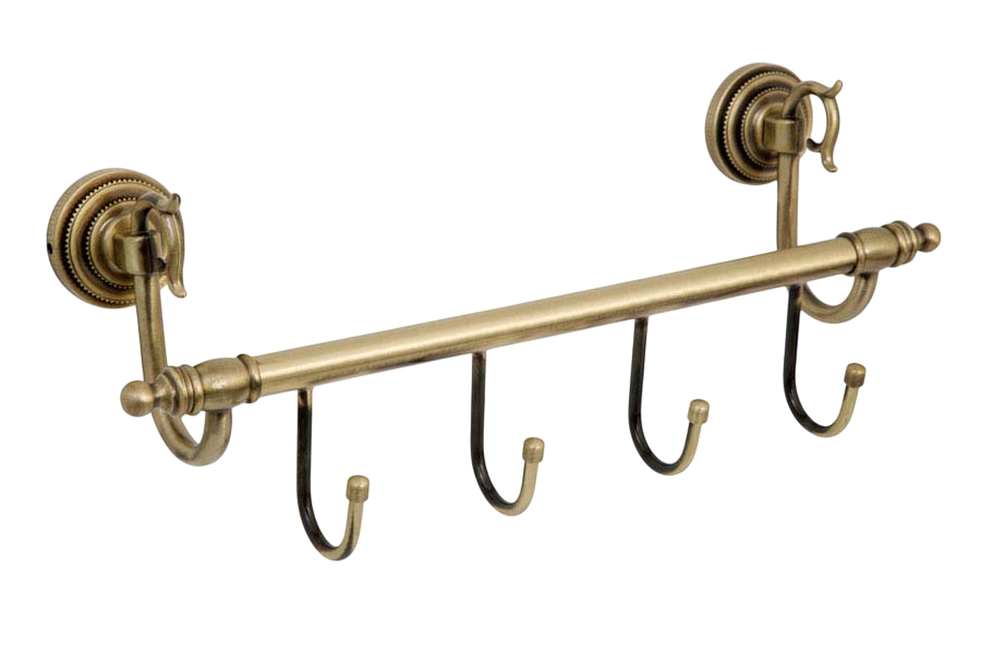 Boheme Medici Крючок для полотенца четверной, подвесной, цвет: bronze 10623