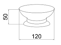 Boheme Medici Мыльница с керамической чашей, настольная, цвет: bronze 10611