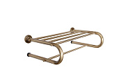 Boheme Medici Полка для полотенец 50,5x31 см, подвесная, цвет: bronze 10627
