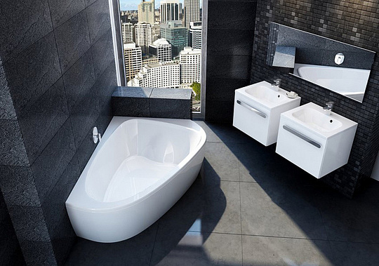 Ravak LoveStory II Угловая ванна акриловая правая 196x139 см, цвет: белый C761000000