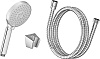 Ravak 903.00 Душевой гарнитур: душевая лейка 1 вид струи, держ. для душа, шланг 150 см, цвет: хром X07S006