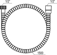 Ravak Душевой гарнитур: душевая лейка 3 вида струи, держ. для душа, шланг 150 см, цвет: хром/белый X07S010
