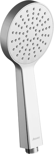 Ravak Flat S 960.00 Ручной душ с пластиковой ручкой, 1 вид струи, цвет: хром X07P343