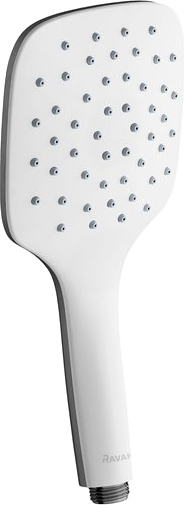 Ravak Air 959.10 Ручной душ с пластиковой ручкой, 1 вид струи, цвет: белый X07P351