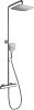 Ravak 10° Душевая стойка: термостат, ручной душ 3 вида струи, шланг, верхний душ, цвет: хром X070103