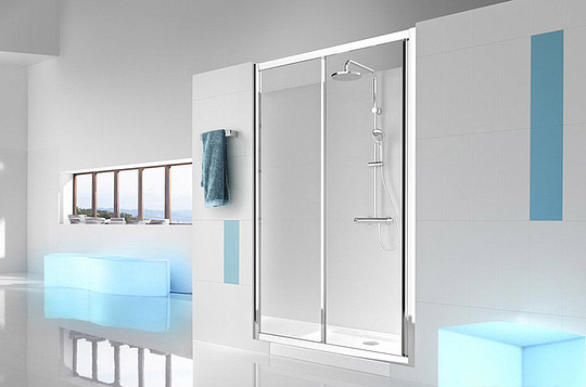 Roca Victoria-T Душевая стойка: термостат, ручной и верхний душ, шланг, цвет: хром глянцевый 5A9718C00