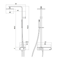 Hafro Mode Ванна 170x80 см, без панелей SX Whirlpool Airpool 2MDA2S6