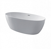 Kerasan Flo Ванна акриловая отдельностоящая 170x82 см, со сливом Clic-Clac, цвет: Bianco 742901