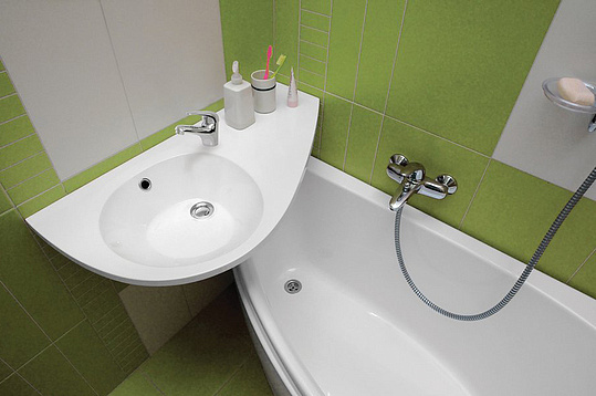 Ravak Avocado Раковина подвесная правая 85x45 см, с переливом, цвет: белый XJ1P1100000