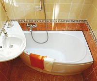 Ravak Avocado Раковина подвесная правая 85x45 см, с переливом, цвет: белый XJ1P1100000