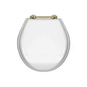 Devon&Devon Rose/Blues Сиденье для унитаза MDF, цвет белый глянцевый 3IBSEBIARO