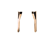 Kerasan Waldorf Алюминивые ножки для мебели, цвет: Oro 919491oro