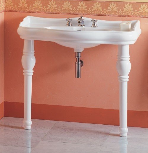 Kerasan Retro Керамические ножки для раковины, цвет: Bianco 108301