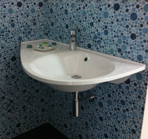 Ravak Avocado L Раковина подвесная 85x45 см, с переливом, цвет: белый XJ1L1100000