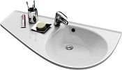 Ravak Avocado L Раковина подвесная 85x45 см, с переливом, цвет: белый XJ1L1100000
