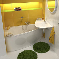 Ravak Avocado L Раковина подвесная 85x45 см, с переливом, цвет: белый XJ1L1100000