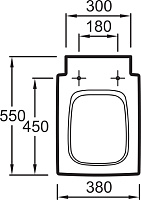 Крышка-сиденье Jacob Delafon Terrace E70019 с микролифтом E70019-00