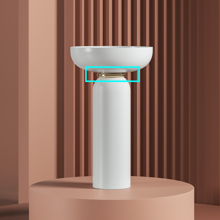 ArtCeram Jolie Кольцо для раковины, цвет: gold ACA073 53