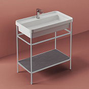 ArtCeram Fuori Scala Консоль напольная металлическая для раковины 57x42,5x83h см, цвет: matt white ACA056 05