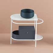 ArtCeram Flair 3.0 Ящик выдвижной и боковая секция 57,4x34,8x25h см, цвет: peacok ACM037 57