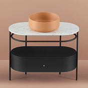 ArtCeram Flair 4.0 Ящик выдвижной 89x42x21,5h см, цвет: matt black ACM038 17