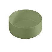 ArtCeram Cognac Раковина чаша d35x16h см, без перелива, покрытие Saniglaze, цвет: green salvia COL004 44 00