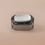 ArtCeram Flair 4.0 Полка сетчатая для консоли, цвет: matt black TFA013 17