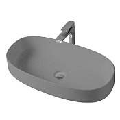 ArtCeram Cognac Раковина чаша 68x35x15h см, без перелива, покрытие Saniglaze, цвет: grey olive COL005 15 00